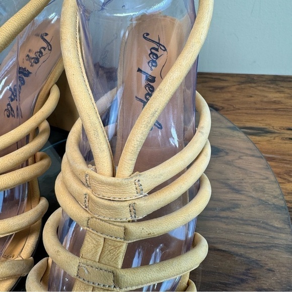 Free People Colette Cinched Heel | Hot Orange - Picture 4 of 16